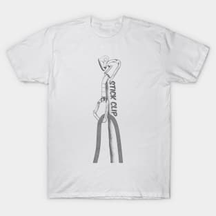 Rock climbing stick clip T-Shirt